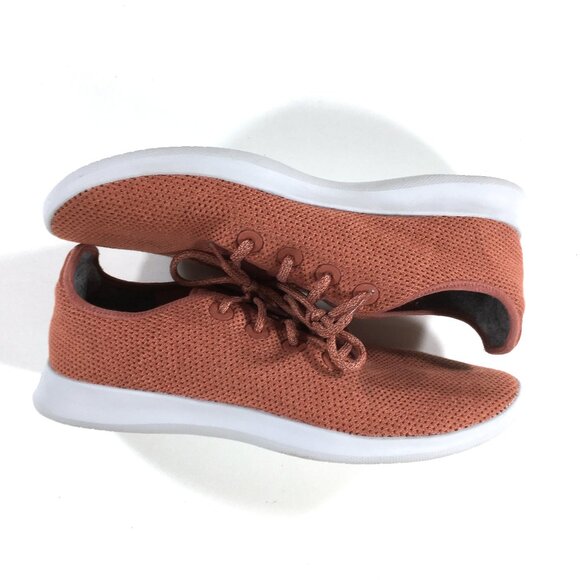 Allbirds Tree Runner Lace Up Sneakers Mens Size 14 Orange Knit main image 9